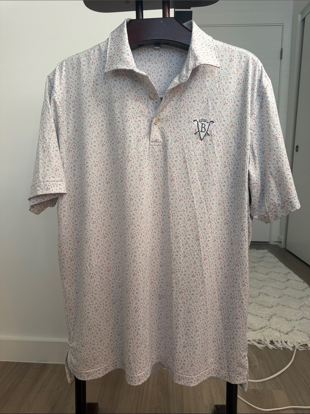Peter Millar Butterfield C.C. Summer Comfort Performance Polo. Sz L